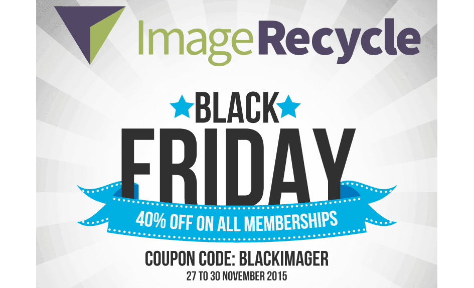 ImageRecycle black friday ImageRecycle